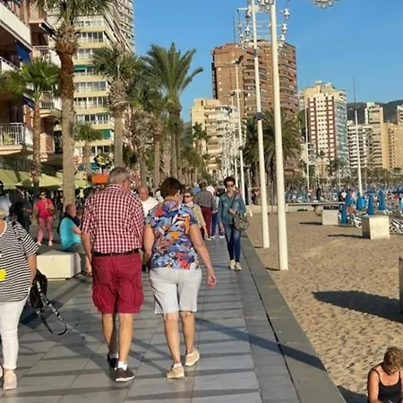 First Line Center 2bedroom For Family Benidorm